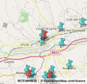 Mappa 63030 Castel di Lama AP, Italia (2.7895)