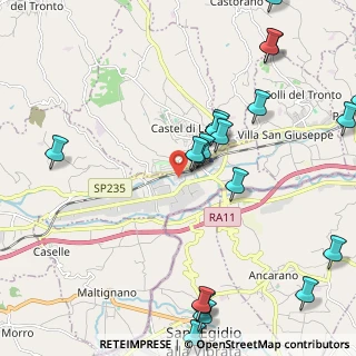 Mappa Zona Ind.le Campolungo Viale Mutilati ed Invalidi del lavoro 106 C.C. Città Delle Stelle, 63100 Ascoli Piceno AP, Italia (2.8705)