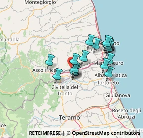 Mappa Zona Ind.le Campolungo Viale Mutilati ed Invalidi del lavoro 106 C.C. Città Delle Stelle, 63100 Ascoli Piceno AP, Italia (11.7125)