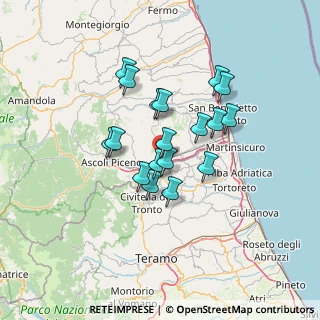 Mappa Zona Ind.le Campolungo Viale Mutilati ed Invalidi del lavoro 106 C.C. Città Delle Stelle, 63100 Ascoli Piceno AP, Italia (11.025)