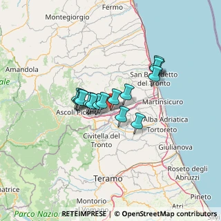 Mappa Zona Ind.le Campolungo Viale Mutilati ed Invalidi del lavoro 106 C.C. Città Delle Stelle, 63100 Ascoli Piceno AP, Italia (9.67)