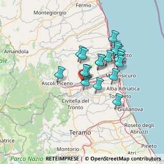 Mappa Zona Industriale, 63100 Campolungo-Villa Sant'Antonio AP, Italia (11.74474)