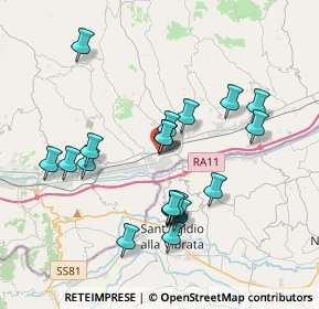 Mappa 234Ma Zona Industriale Campo Go, 63030 Castel di Lama AP, Italia (3.6905)