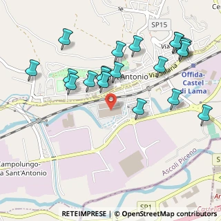 Mappa Centro Commerciale 'Città delle Stelle, 63100 Campolungo-Villa Sant'Antonio AP, Italia (0.5795)