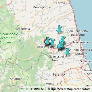 Mappa Via Asiago, 63100 Ascoli Piceno AP, Italia (8.00923)