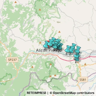Mappa Via dei Salvioni, 63100 Ascoli Piceno AP, Italia (2.66)