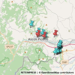 Mappa Via dei Salvioni, 63100 Ascoli Piceno AP, Italia (4.18294)