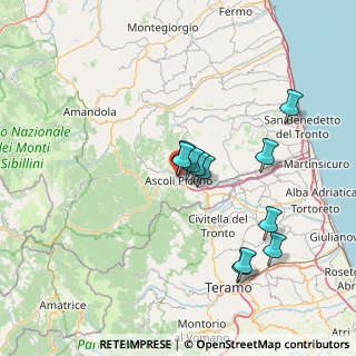 Mappa Via dei Salvioni, 63100 Ascoli Piceno AP, Italia (13.36818)