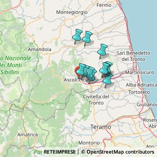 Mappa Via dei Salvioni, 63100 Ascoli Piceno AP, Italia (9.25636)
