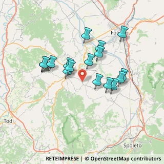 Mappa Loc. Casa Naticchia, 06030 Giano dell'Umbria PG, Italia (6.64706)