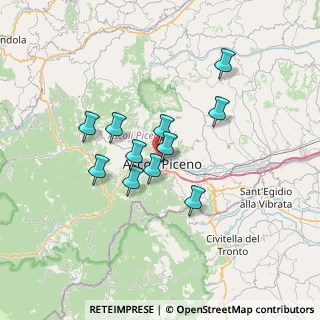 Mappa Rua Della Campana, 63100 Ascoli Piceno AP, Italia (5.64364)