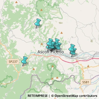 Mappa Rua Della Campana, 63100 Ascoli Piceno AP, Italia (2.07364)