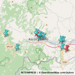 Mappa Rua Della Campana, 63100 Ascoli Piceno AP, Italia (3.93636)