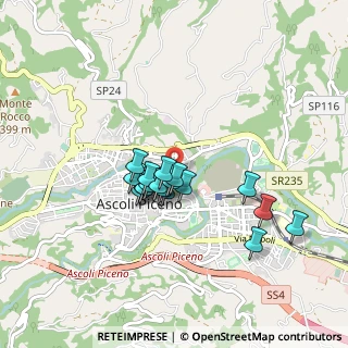 Mappa Via Montello, 63100 Ascoli Piceno AP, Italia (0.68222)