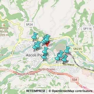 Mappa Via Montello, 63100 Ascoli Piceno AP, Italia (0.66077)