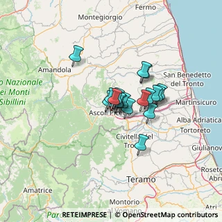 Mappa Via Montello, 63100 Ascoli Piceno AP, Italia (8.39944)