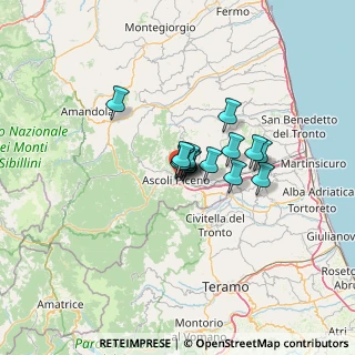 Mappa Via Piave, 63100 Ascoli Piceno AP, Italia (7.30933)