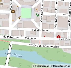 Mappa Via Montello, 63100 Ascoli Piceno AP, Italia (0.08077)