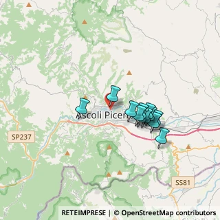 Mappa Via Montello, 63100 Ascoli Piceno AP, Italia (2.8825)