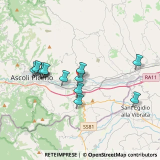 Mappa Via dei Giaggioli, 63100 Ascoli Piceno AP, Italia (3.90571)