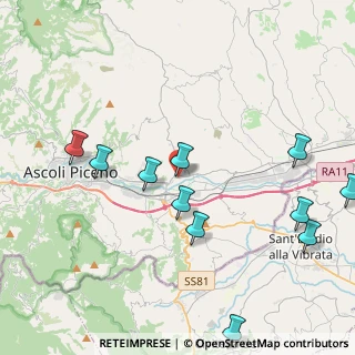 Mappa Via dei Giaggioli, 63100 Ascoli Piceno AP, Italia (4.99455)