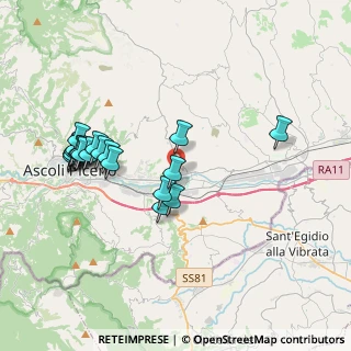 Mappa Via dei Giaggioli, 63100 Ascoli Piceno AP, Italia (4.1045)