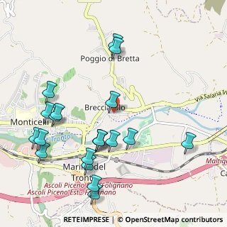 Mappa Via dei Giaggioli, 63100 Ascoli Piceno AP, Italia (1.229)