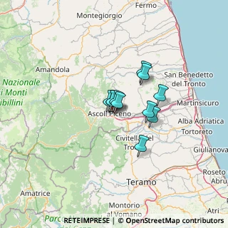 Mappa Via Recanati, 63100 Ascoli Piceno AP, Italia (7.53364)