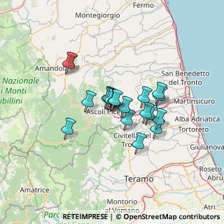 Mappa Via Recanati, 63100 Ascoli Piceno AP, Italia (9.525)