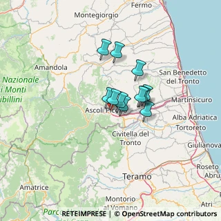 Mappa Via Recanati, 63100 Ascoli Piceno AP, Italia (8.36182)