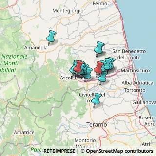 Mappa Via Recanati, 63100 Ascoli Piceno AP, Italia (7.91889)