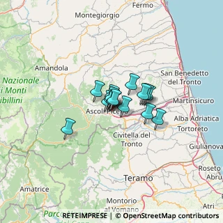 Mappa Via Recanati, 63100 Ascoli Piceno AP, Italia (6.30188)