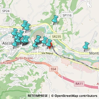 Mappa Via Recanati, 63100 Ascoli Piceno AP, Italia (1.137)