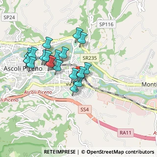 Mappa Via Recanati, 63100 Ascoli Piceno AP, Italia (0.9015)