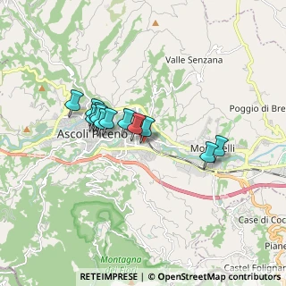 Mappa Via Recanati, 63100 Ascoli Piceno AP, Italia (1.43667)