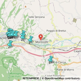 Mappa Monticelli, 63100 Ascoli Piceno AP, Italia (3.06286)
