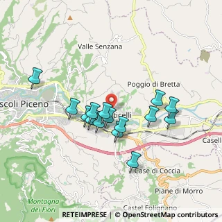 Mappa Monticelli, 63100 Ascoli Piceno AP, Italia (1.61933)
