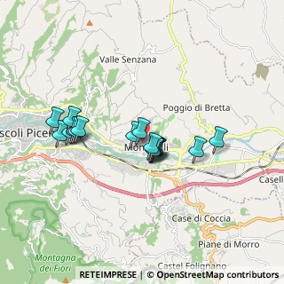 Mappa Monticelli, 63100 Ascoli Piceno AP, Italia (1.58313)