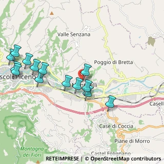 Mappa Monticelli, 63100 Ascoli Piceno AP, Italia (2.29571)