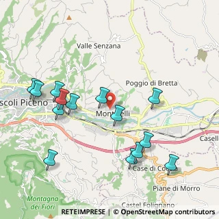 Mappa Monticelli, 63100 Ascoli Piceno AP, Italia (2.29643)