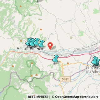 Mappa Monticelli, 63100 Ascoli Piceno AP, Italia (5.11818)