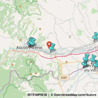 Mappa Monticelli, 63100 Ascoli Piceno AP, Italia (5.64545)