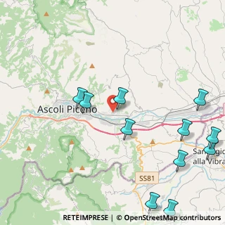 Mappa Monticelli, 63100 Ascoli Piceno AP, Italia (5.72091)