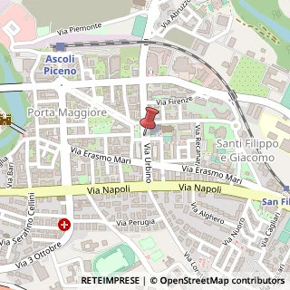 Mappa Viale Benedetto Croce, 35, 63100 Ascoli Piceno, Ascoli Piceno (Marche)