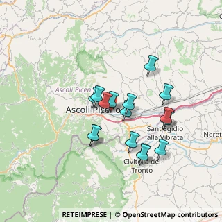 Mappa Via dei Nasturzi, 63100 Ascoli Piceno AP, Italia (6.23438)