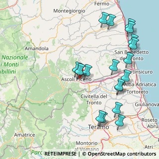 Mappa Via Pesaro, 63100 Ascoli Piceno AP, Italia (18.88421)