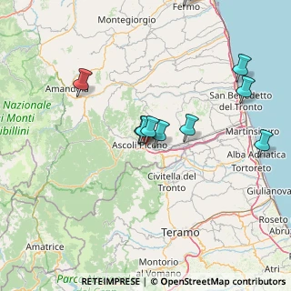 Mappa Via Pesaro, 63100 Ascoli Piceno AP, Italia (17.16364)