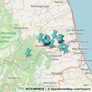 Mappa Via Pesaro, 63100 Ascoli Piceno AP, Italia (6.28813)
