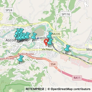 Mappa Via Pesaro, 63100 Ascoli Piceno AP, Italia (1.10308)