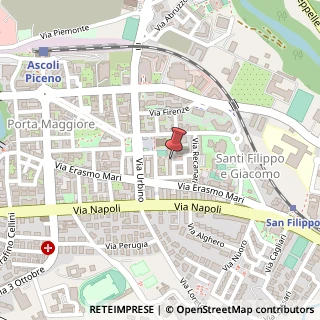 Mappa Via San Severino, 22, 63100 Ascoli Piceno, Ascoli Piceno (Marche)